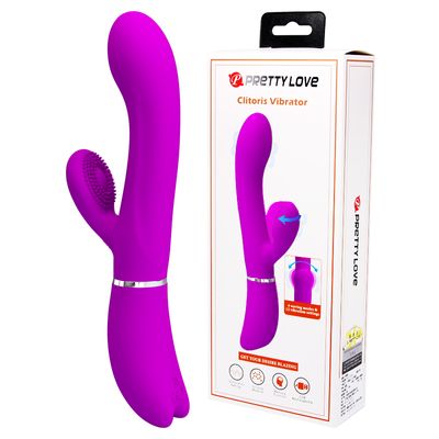 Máy Massage Hỗ Trợ Tăng Khoái Cảm Nam Nữ Rung Có Nhánh Pretty Love Clitoris Vibrator Chính Hãng