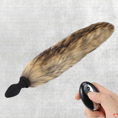 Đuôi Cáo Silicon Rung Từ Xa Cosplay Hậu Môn Kích Thích Mạnh