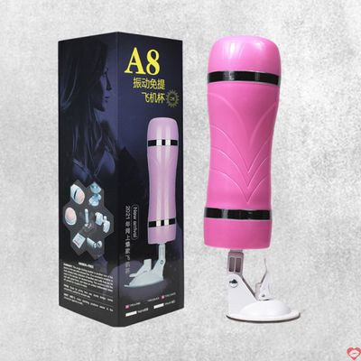 Âm đạo giả rung mạnh siêu thực A8 chất liệu an toàn hấp dẫn