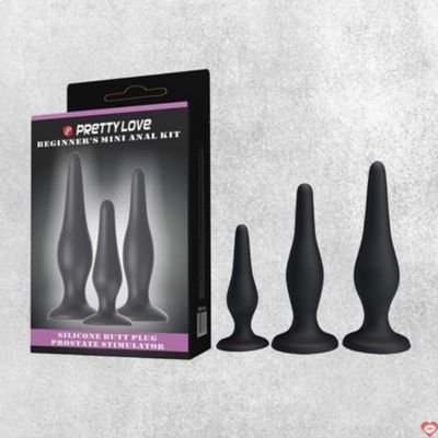 Bộ dụng cụ hậu môn Pretty Love Mini cho người mới bắt đầu an toàn dễ dùng