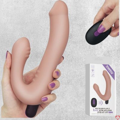 Dương vật giả 2 đầu Lovetoy Ijoy 10 chế độ rung sạc điện siêu mềm mại