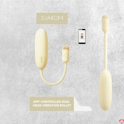 Trứng rung 2 đầu Svakom Shimmer điều khiển App đồ chơi người lớn cao cấp