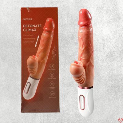 Dương Vật Giả Detonate Climax Rung Thụt Liếm Siêu Mềm Tận Hưởng