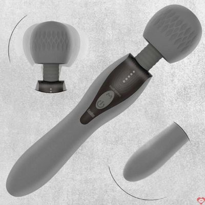 Máy Massage Hỗ Trợ Giải Tỏa Cho Nữ Chày rung Gusdun AV 2 đầu Chính Hãng