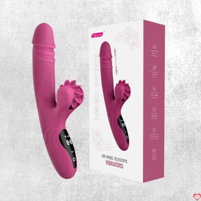 Dương vật giả rung thụt 9 chế độ cảm ứng xoay liếm tỏa nhiệt cao cấp Yeain