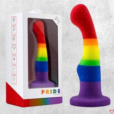 Máy Massage Hỗ Trợ Giải Tỏa Cho Nữ Dương Vật Giả Silicone Siêu Mềm Avant Pride P1 Dính Tường Chính Hãng