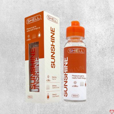 Gel tạo trơn Shell Sunshine 100ml ấm nóng kích thích cực đỉnh