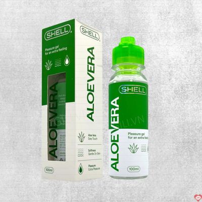 Gel tạo trơn lô hội 100ml Shell Aloe Vera mềm mại tự nhiên