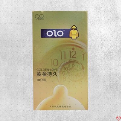Bao cao su OLO 0.01 Gold siêu mỏng kéo dài thời gian-Hộp 10 cái 349282