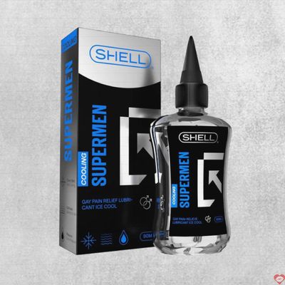 Gel tạo trơn hậu môn mát lạnh Shell Supermen Cooling siêu mượt 90ml