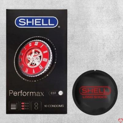 Bao cao su Shell Performax 6 in 1 Kéo dài Thời gian Hộp 10 cái Chất lượng Hàn Quốc 349263