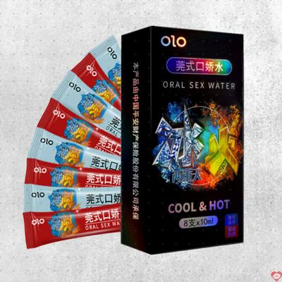Nước tình yêu BJ băng lửa - OLO Oral Sex Water Cool & Hot - Hộp 4 cặp 349173