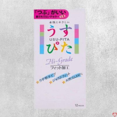 Bao cao su Usupita Hi Grade Siêu Mỏng Điểm Nổi Kích Thích Hộp 12