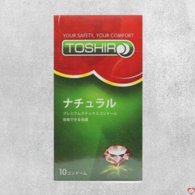 Bao cao su Toshiro mỏng trơn Hộp 10 siêu kích thích