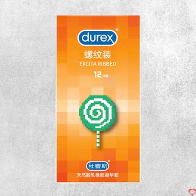 Bao cao su Durex Excita Gân Nổi Hộp 12 cái Siêu Mỏng Kích Thích