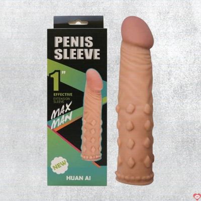 Bao cao su đôn dên tăng kích thước Huan Ai - Gai nổi 1 inch