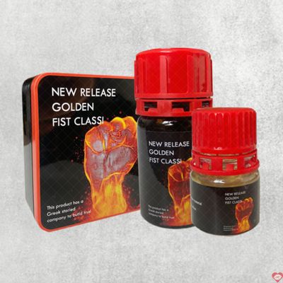 Combo Popper New Release Golden Fist Classic 60ml hộp thiếc 20ml + 40ml Nhập Khẩu Mỹ Chính Hãng