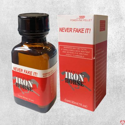 Popper Premium Iron Horse 30ml chính hãng Mỹ Never Fake It dành cho Top Bot Nhập Khẩu Mỹ Chính Hãng
