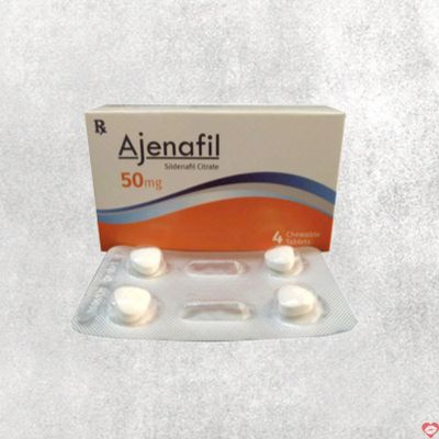 Viên Ngậm hỗ trợ phái mạnh tăng bản lĩnh đàn ông Ajenafil 50mg 4 Viên Hương Bạc Hà Tăng Cường Sinh Lý Nam