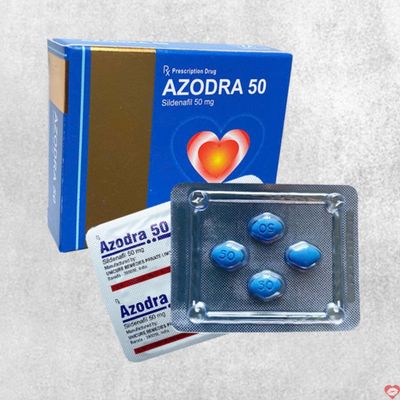 Viên uống hỗ trợ phái mạnh tăng bản lĩnh đàn ông Azodra 50mg - Hộp 4 viên