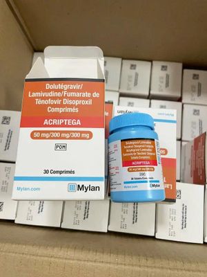 Viên Uống PEP72h-ARV ACRIPTEGA ngừa HIV sau QHTD và là ARV ức chế virut HIV 1 lọ 30 viên