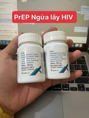 Viên uống PrEP dự phòng ngừa trước phơi nhiễm HIV bảo vệ bạn khỏi HIV khi Qh che tên sp
