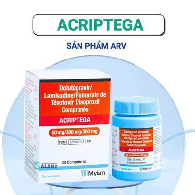 Viên nén ACRIPTEGA Hộp 30 viên