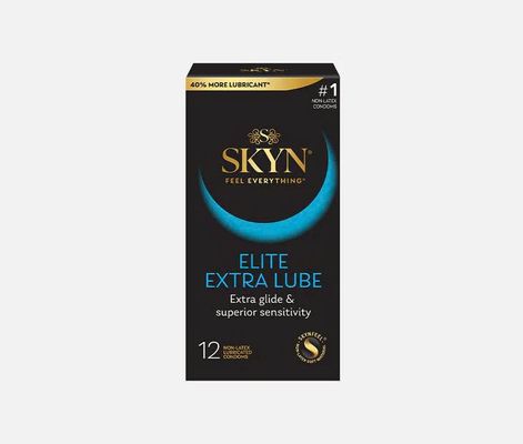 Bao Cao Su Cao Cấp Siêu Mỏng Và Nhiều Gel SKYN® Elite Extra Lube Condoms 12 Cái