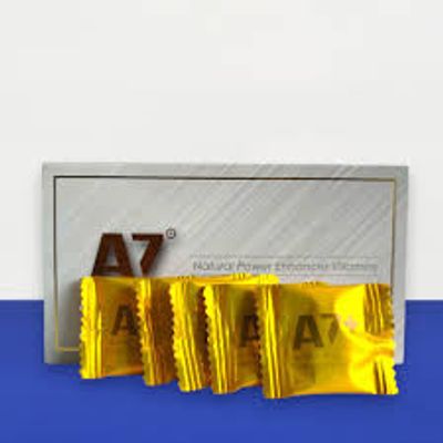 [ Che tên ] Kẹo ngậm hỗ trợ sinh lí phái mạnh Kẹo A7 USA (Alpha Seven)