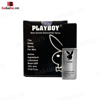 Xịt chống xuất tinh sớm Playboy Đen 5ml chính hãng