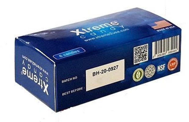 ( Hàng Công Ty ) Kẹo Sâm X-treme Candy Xanh