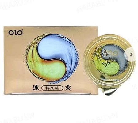 Bao cao su siêu mỏng Olo 0.01 Băng Hoả hộp 10 chiếc chính hãng