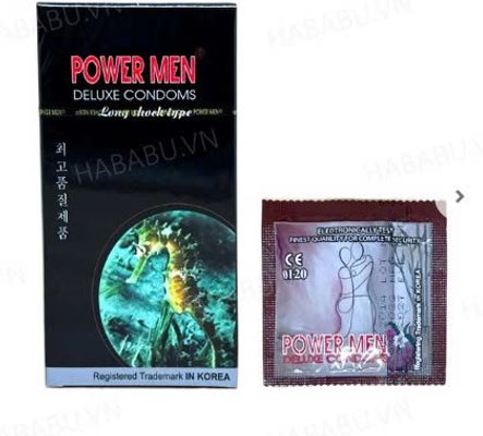Bao cao su Powermen Cá Ngựa hộp 12 chiếc kéo dài thời gian chính hãng 345693
