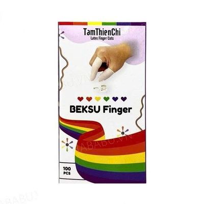 Bao cao su ngón tay Tâm Thiện Chí Beksu Finger hộp 100 chiếc chính hãng