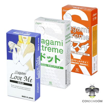 Combo 30 chiếc bao cao su Sagami siêu mỏng, gai toàn thân – Combo 2
