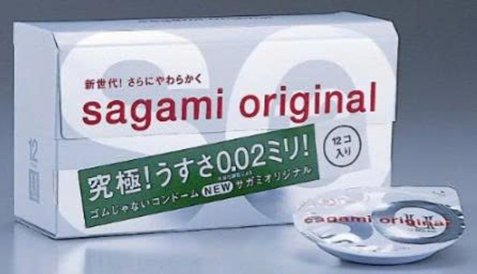 Bao Cao Su Siêu Mỏng Nhất Hiện Nay 0.02mm - Sagami Nhật Bản ( 6 cái )