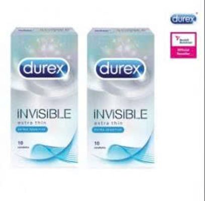 Bao Cao Su Siêu Mỏng Mềm Mịn - Durex Invisible Ultra Thin