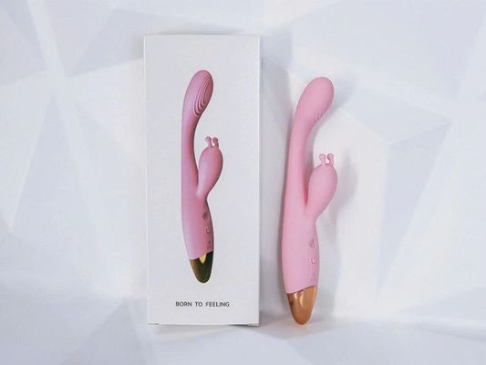 Máy Massage Hỗ Trợ Giải Tỏa Cho Nữ có nhánh nhiều chế độ rung phát nhiệt màu hồng Chính Hãng