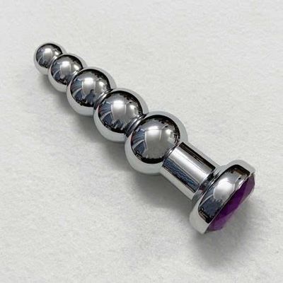 Dụng cụ Phích Cắm kích thích hậu môn Inox chân dế pha lê Chính Hãng