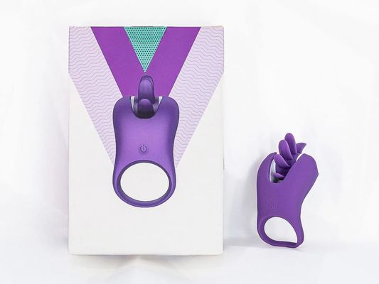 Vòng đeo lưỡi rung xoay kích thích CHI rung 10 chế độ