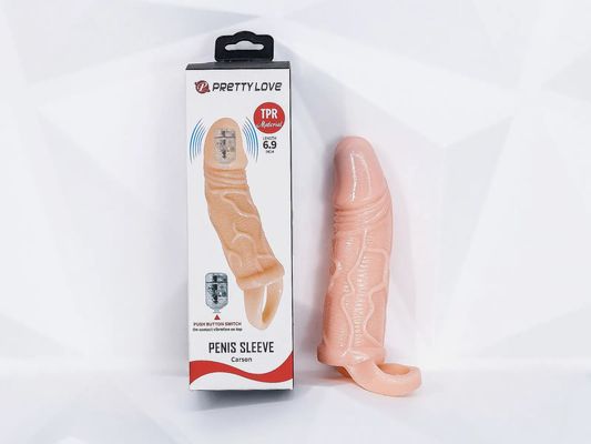 Bao cao su đôn dên có quai đeo Pretty Love rung đầu