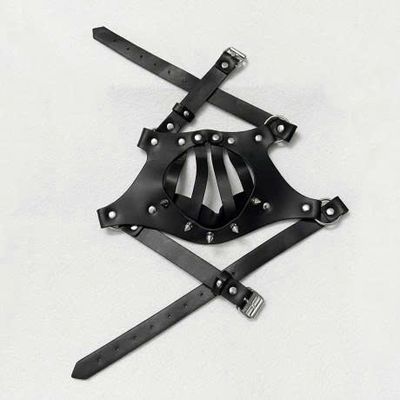 Đồ chơi tình yêu mặt nạ khóa miệng da Chính Hãng