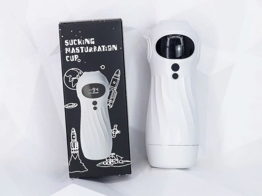 Cốc âm đạo giả ngụy trang phi hành gia rung, co bóp thủ dâm cực sướng