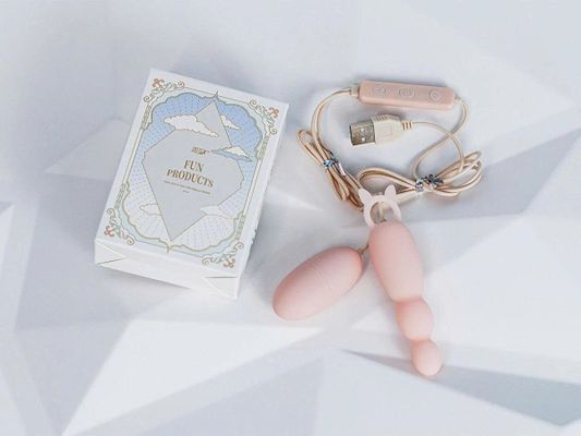 Máy Massage Hỗ Trợ Giải Tỏa Cho Nữ Trứng rung tình yêu Fun Products 2 đầu có kích hậu Chính Hãng