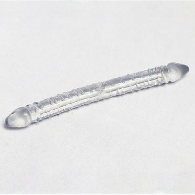 Dương vật giả silicon 2 đầu trong suốt giá rẻ