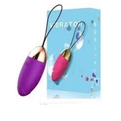 Máy Massage Hỗ Trợ Giải Tỏa Cho Nữ Trứng Rung Cầm Tay Nhỏ Gọn Màu Tím Rung Động Mạnh Mẽ Chính Hãng