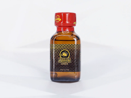 Chai hít popper Double Scorpio Amber 30ml tăng cường sự nhạy cảm và khoái cảm tột đỉnh chính hãng 