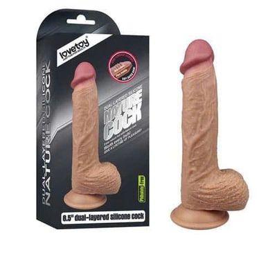 Dương Vật Lovetoy Natural Cook 8.5 inch 2 Lõi Chính Hãng