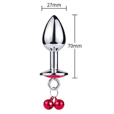 Phích Cắm Hậu Môn Hình Trái Tim Có Chuông Chính Hãng