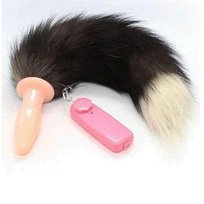 Đuôi Cáo Lông Mềm Có Rung Kích Thích Hậu Môn Chính Hãng